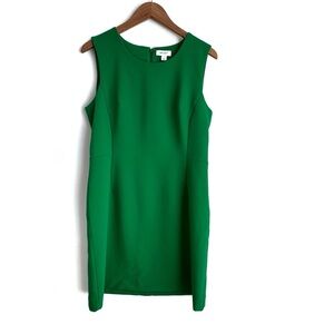 NWT On 34th. Chic Green Sleeveless Mini Dress perfect for the office size 10